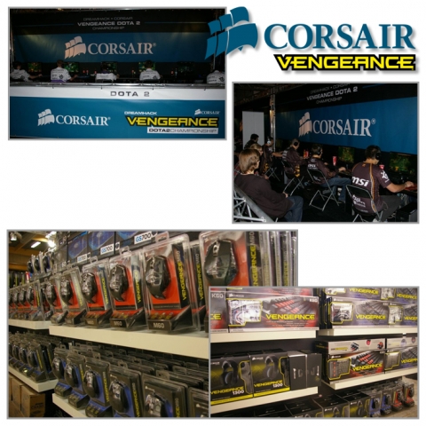 판매부스 및 DOTA2 토너먼트 예선경기 부스 사진