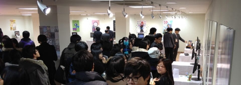 동명대학교 영상애니메이션학과 5회 졸업작품 전시회 장면2