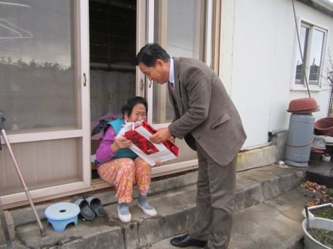 영광군 군서면, 고구마판매 수익금 내복마련 어려운 이웃에 전달