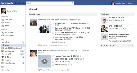 네오위즈인터넷이 서비스하는 음악포털 벅스는 국내 최초로 소셜유틸리티서비스 페이스북과 음악서비스를 연동한다고 21일 밝혔다.