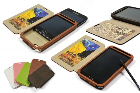 아트뮤, 갤럭시노트 전용 ‘명화커버 가죽케이스’ 출시