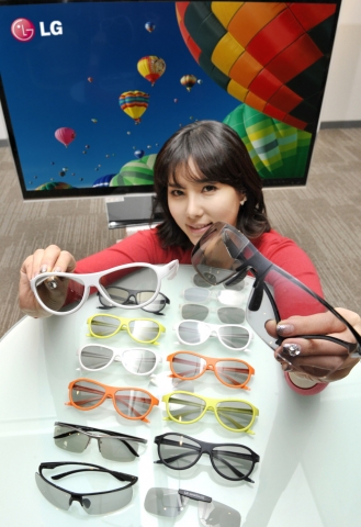 LG 시네마 3D 안경 더 가볍고 편해졌다