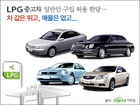 LPG 중고차 일반인 판매 허용 개정법 시행 한 달 째, LPG중고차 가격은 뛰고 매물은 없는 품귀현상이 지속되고 있다.