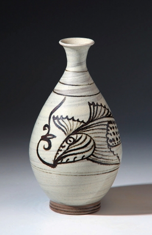 철화분청사기 어문병