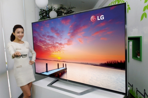 LG Electronics (LG) will unveil the world’s largest 3D Ultra Definition (UD) TV at the Consumer Electronics Show (CES) in Las Vegas.