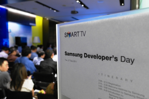 지난해 9월 싱가폴에서 열린 Samsung Developer's Day 행사