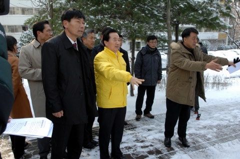 강운태 광주시장, 금호시영A 3단지 현장방문