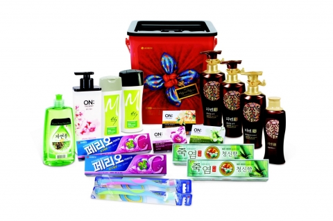 플라스틱 바구니 생활용품 선물 세트 ‘명품 4호’(49,900원선)