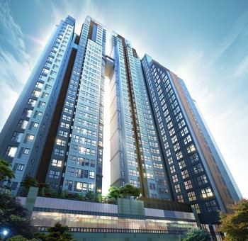 청계천 '두산위브더제니스 아파트' 조감도