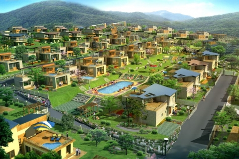 팜 스프링 빌리지 조감도