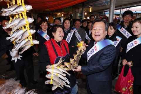 한전 김중겸 사장, 나주에서 봉사활동 펼쳐