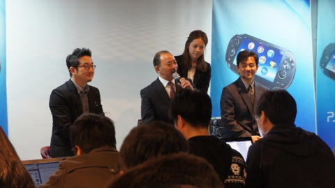 용산 PlayStation® 체험존에서 개최된 'PlayStation®Vita 미디어 시연회'