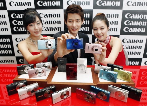 디지털 광학 이미징 기술 선도기업인 캐논코리아컨슈머이미징이 2월 9일 익서스 4종, 파워샷 7종 등 2012년 상반기 신제품 콤팩트 카메라 11종을 발표했다.