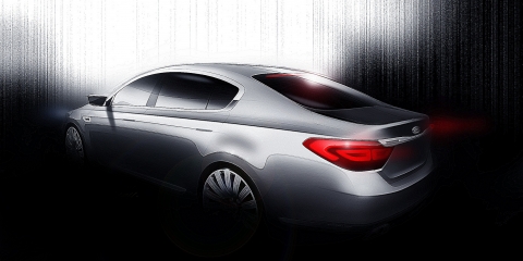 Kia reveals sketches of all-new flagship sedan