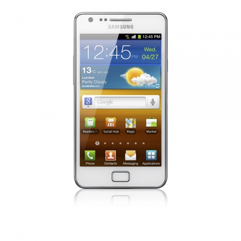 GALAXY SII_white_정면