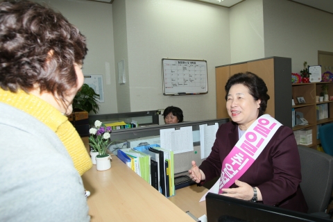 김금래 여성가족부 장관, 여성 취업성공 현장에 가다