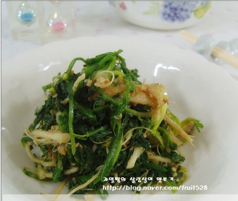 냉이된장소스무침