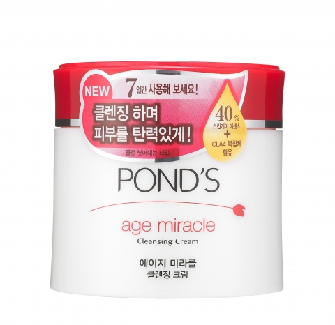 폰즈 신제품 에이지 미라클 워셔블 클렌징 크림
