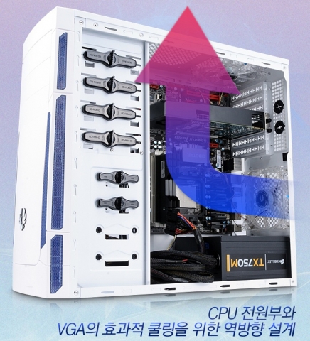 아웃로의 역방향 M/B 배치 설계
