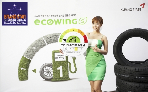 금호타이어(www.kunhotire.com/ 대표 김창규)가 ‘2012 대한민국 브랜드스타’ 타이어부문에서 5년 연속 1위에 선정됐다고 19일 밝혔다.