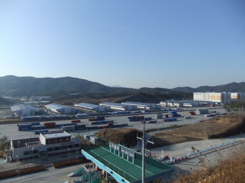 칠곡 「영남복합물류공사 태양광 발전소 시공」 전경사진