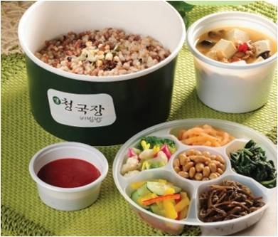 생청국장 현미비빔밥 도시락