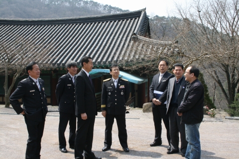 박청웅 광주시 소방본부장, 산불 취약지역 현장 확인