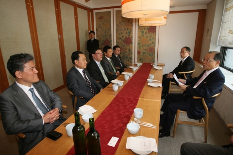 2012.5.3. 방통위원장과 홈쇼핑업계 대표 오찬 간담회