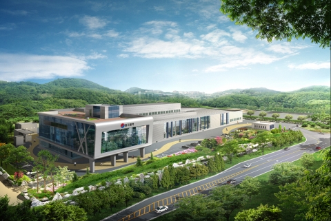 국내 최대 규모의 외피용제 생산 공장이 될 부여 제 2공장(오는 8월 완공예정)