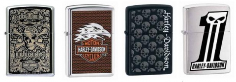 지포(Zippo)가 로열 할리 데이비슨 (Royal Harley-Davidson®) 라이터 컬렉션을 출시했다. (왼쪽부터) 28229 - 50,000원, 28265 - 48,000원, 28264 - 48,000, 28228 - 48,000원