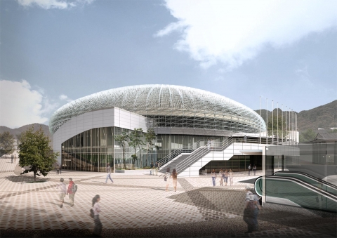 장충체육관 조감도