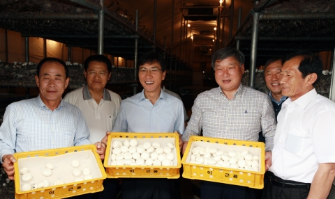 31일 부여군 현장방문 대화 (양송이 주산단지 방문))