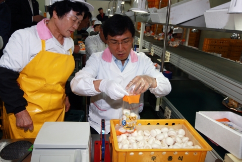 31일 부여군 현장방문 대화 (양송이 주산단지 방문))