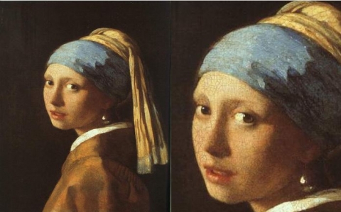 요하네스 얀 베르메르 (jan Vermeer van Delft)의 진주 귀걸이를 한 소녀(Girl with a Pearl Earring, La jeune fille à la perle) - 헤이그, 마우리츠호이스 왕립미술관 소재