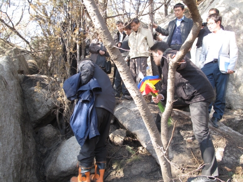 산불감식 현장교육 장면