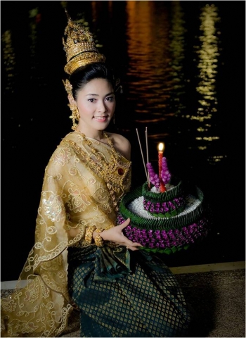 로이크라통 태국 전통 축제 이미지