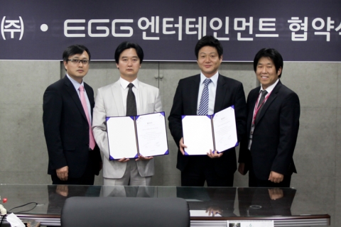 창업몰은 멀티 엔터테인먼트인 디제이에그와 멀티미디어, 이미지그래픽, 아트콘서트 등의 신 놀이문화에 대한 가치창출에 기여하기 위하여 프랜차이즈 가맹사업 업무협약을 7일 체결했다.
