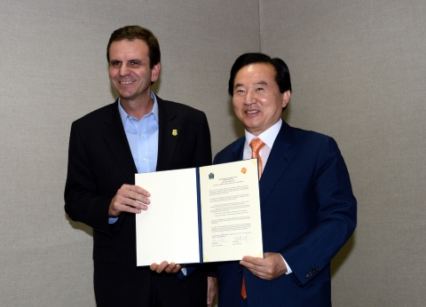 광주시, 리우시와 ‘2015년 광주U-대회·2016년 리우 올림픽’ 상호협조 등을 위한 ‘우호협약 ’체결