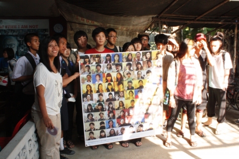 하자작업장학교 청소년들의 태국 현지 난민캠프 방문