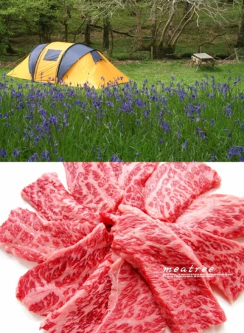 캠핑용으로 인기 있는 미트리의 호주산 와규 갈비살