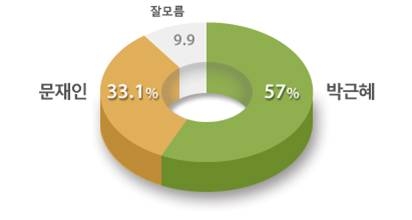 박근혜-문재인 양자 대결