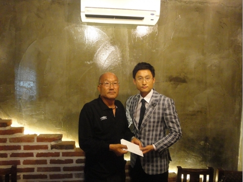 CS프라임 기부금 전달 사진