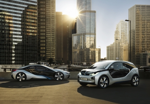 BMW 그룹의 i8, i3