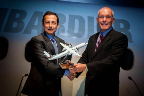 Canada&#039;s Chorus Aviation Orders Six Bombardier Q400 NextGen Airliners