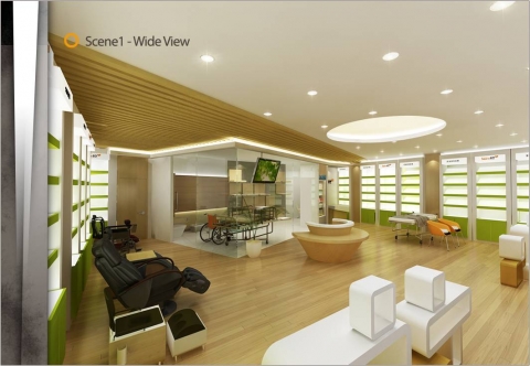 100세동안 삼성직영점 내부 시안1