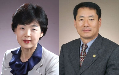 좌측부터 수필가 김효순, 수필가 김보균