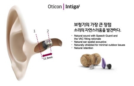 오티콘, 맞춤 제작형 보청기 ‘인티가 아이’ 출시