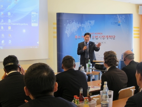 송종호 중소기업청장 강의 모습.