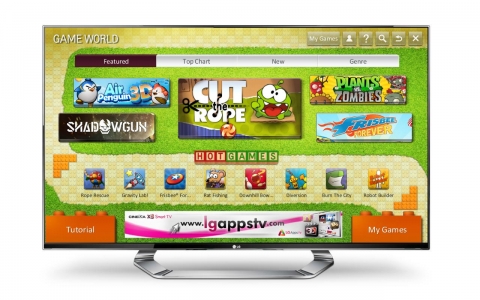 LG OPENS GAME WORLD FOR CONVENIENT ACCESS TO WIDE RANGE OF SMART TV GAMES