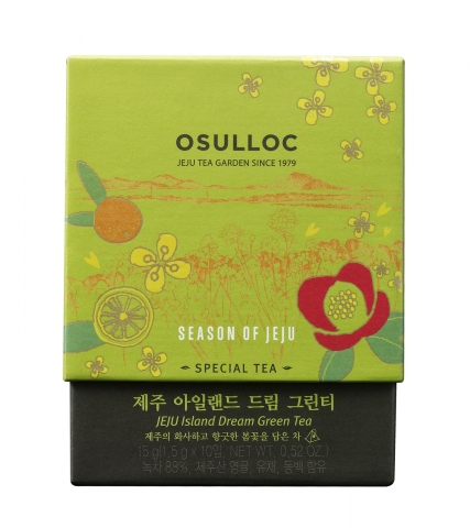 오설록, 시즌 오브 제주 '제주 아일렌드드림 그린티'